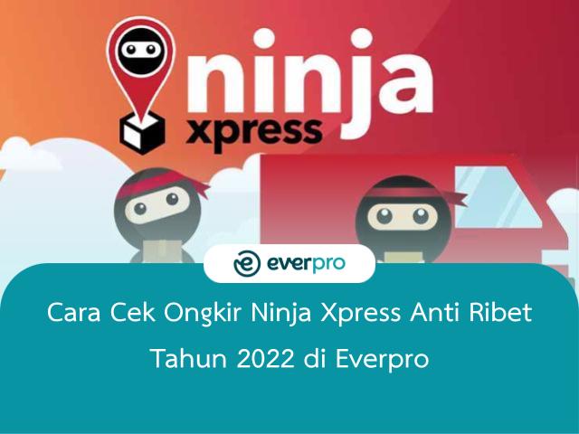 cara cek ongkir ninja xpress