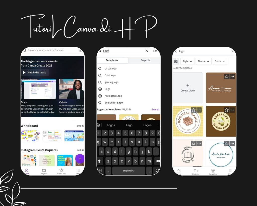 cara membuat logo di hp