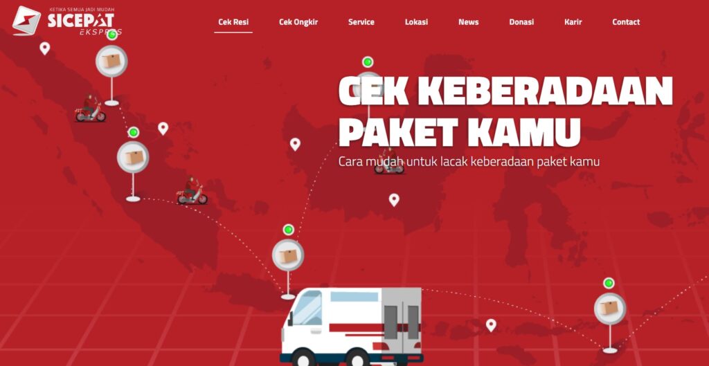 cara lacak paket sicepat