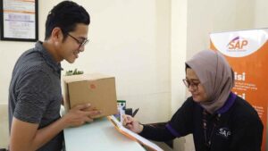 cara mengirim paket sap express