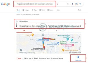 shopee express terdekat